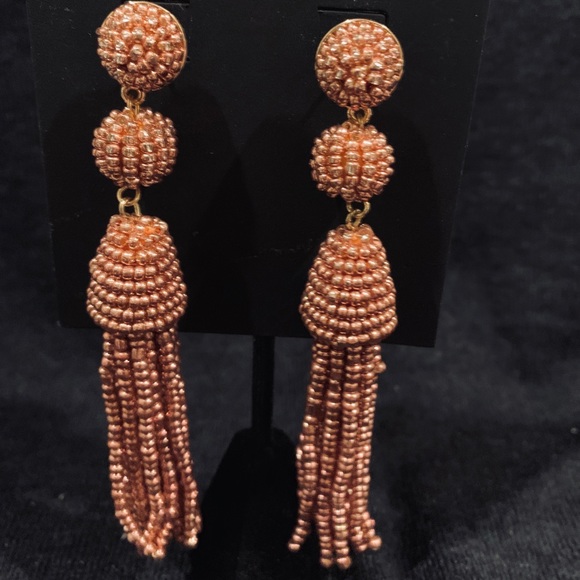 BaubleBar Jewelry - BaubleBar Pink Beaded Drop Earrings BaubleBar Jewelry - BaubleBar Pink Beaded Drop Earrings